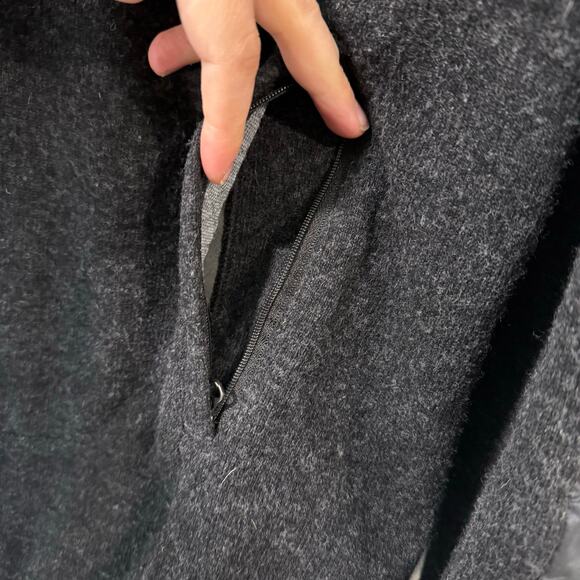 Outdoor Research Men's Cyprus Hybrid Half Zip Pullover Wool Gray Medium - Picture 5 of 9